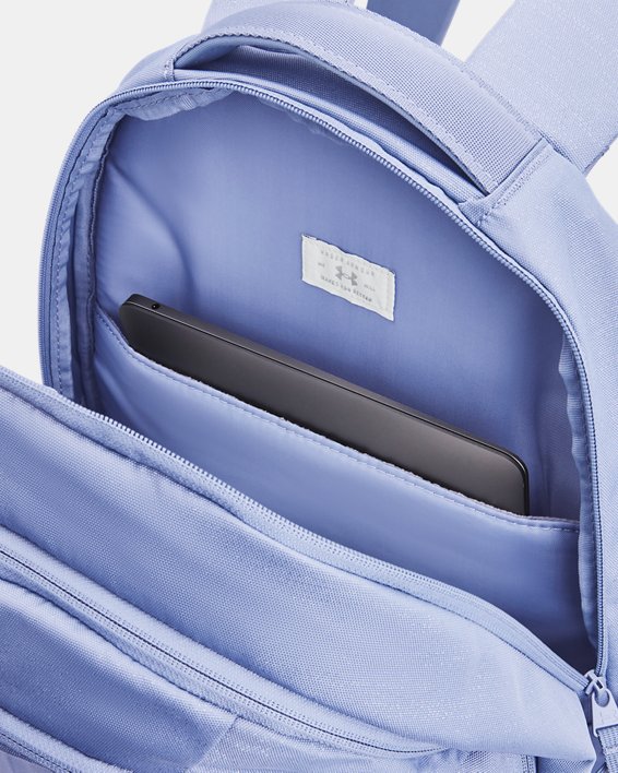 Women's UA Hustle Signature Backpack, Blue, pdpMainDesktop image number 4